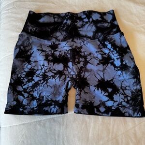 Stylish Black and Blue Women's Shorts